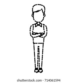 Young man cartoon