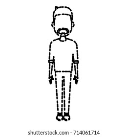Young man cartoon