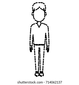 Young man cartoon