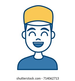 Young man cartoon