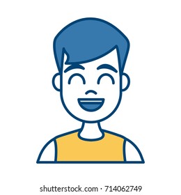 Young man cartoon