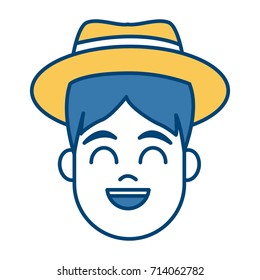 Young man cartoon