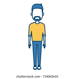 Young man cartoon
