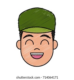 Young man cartoon