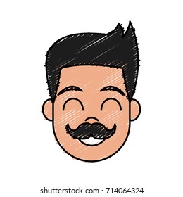 Young man cartoon