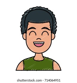 Young man cartoon