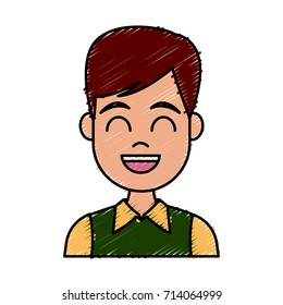 Young man cartoon