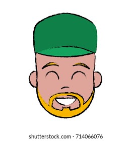 Young man cartoon