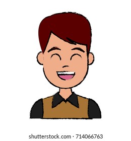 Young man cartoon