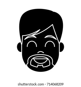Young man cartoon