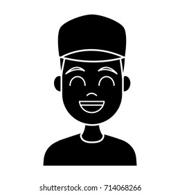 Young man cartoon