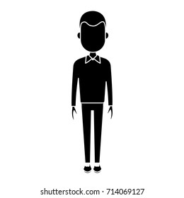 Young man cartoon