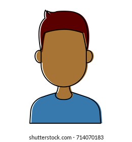 Young man cartoon