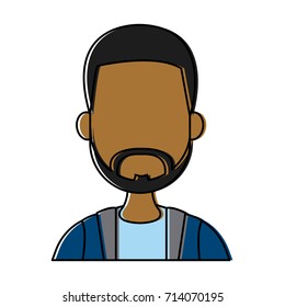 Young man cartoon