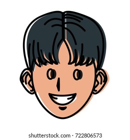 Young man cartoon