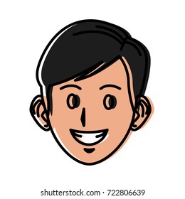 Young man cartoon