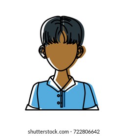 Young man cartoon