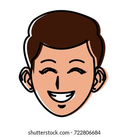 Young man cartoon