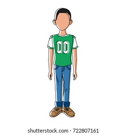 Young Man Cartoon Stock Vector (Royalty Free) 724150843