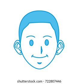 Young man cartoon