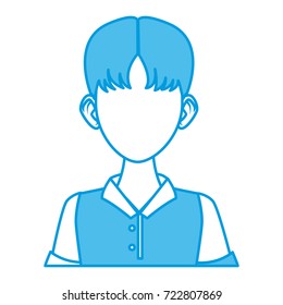 Young man cartoon