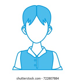 Young man cartoon
