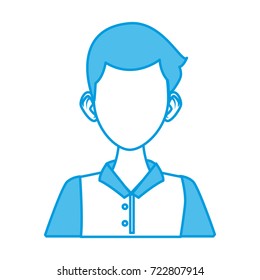 Young man cartoon