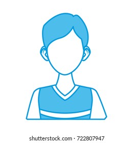 Young man cartoon