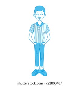 Young man cartoon