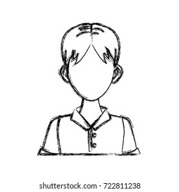 Young man cartoon