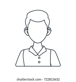 Young man cartoon