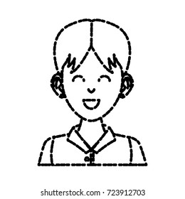 Young man cartoon