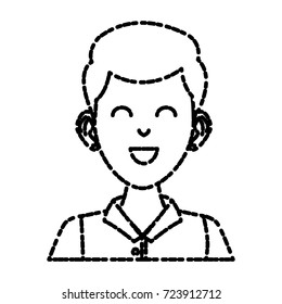 Young man cartoon