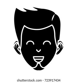 Young man cartoon