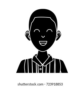 Young man cartoon