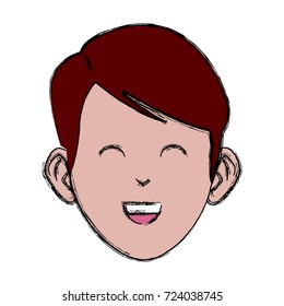 Young man cartoon