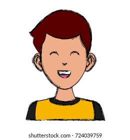Young man cartoon