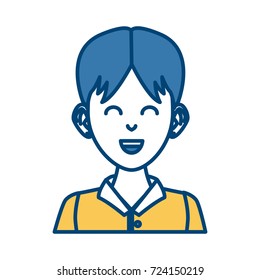 Young man cartoon