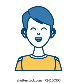 Young man cartoon