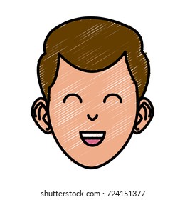 Young man cartoon