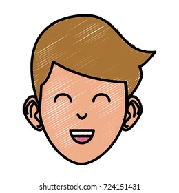 Young man cartoon