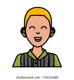 Young man cartoon