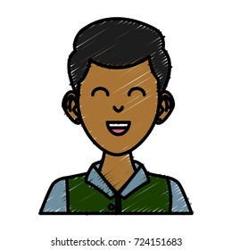Young man cartoon