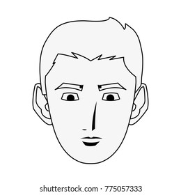 Young man cartoon