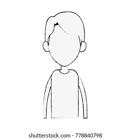 Young man cartoon
