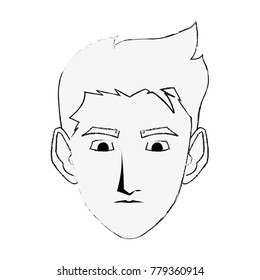 Young man cartoon