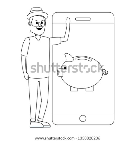 young man cartoon