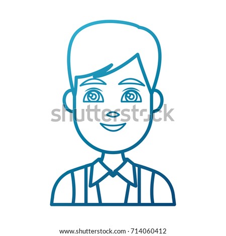 Young man cartoon