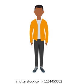 Young man cartoon avatar