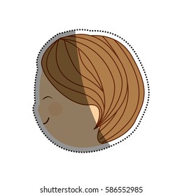 Young man cartoon icon vector illustration graphic design